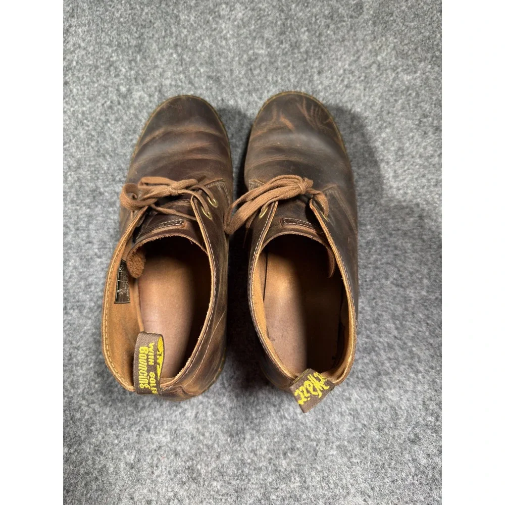 Dr. Martens Cabrillo Chukka Boots Mens 10 Brown Leather Vintage Desert Shoes